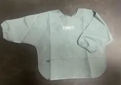 La Stella 袖付き食事用エプロン Fサイズ グリーン