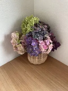 秋色アジサイ　紫陽花ドライフラワー　あじさいドライ　あじさい　アジサイのサムネイル