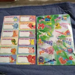 ポケモン　レトロ　シール　ステッカー