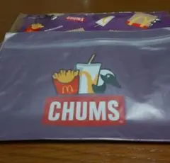 【未使用】CHUMS マクドナルド ジッパーポーチ&クリーナークロス