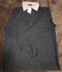 大きいサイズ　 ダークグレー 長袖カットソー