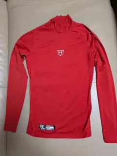 Under Armour 長袖 コンプレッションシャツ レッド SMのサムネイル