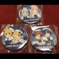 雪ミク 缶バッジセット