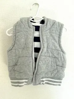 BabyGap/リバーシブルボーダーベスト 80センチ