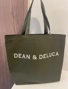 新品★DEAN&DELUCA ディーンアンドデルーカトートバッグオリーブLサイズ