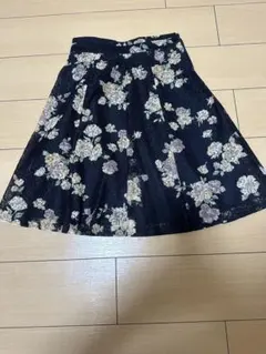 ミッシュマッシュ 花柄 フレアスカート