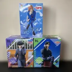 【おまけ付】名探偵コナン フィギュア 萩原千速 松田陣平 萩原研二 3点セッ卜