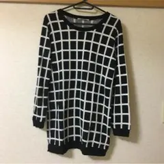 [新品] one way ミニ ニット ワンピース トップス