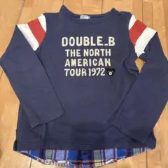 ダブルB 長袖Tシャツ　140センチ　双子②