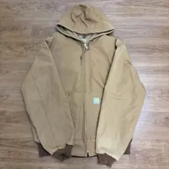 美品 Carhartt アクティブジャケット ダック生地　USA製ブラウン Mのサムネイル