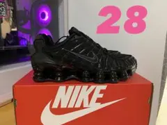 Nike Shox TL Black and Max Orange 28cm