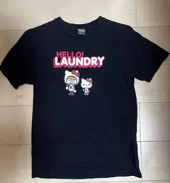 Laundry × Hello Kitty Tシャツ 半袖 濃紺