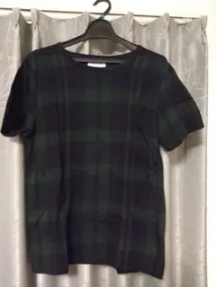 EDIFICE チェック柄 半袖Tシャツのサムネイル