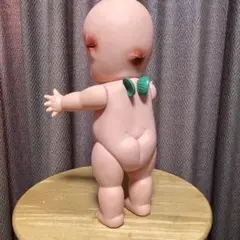 ⭐️特大サイズ⭐️キューピー人形 昭和レトロ 　緑の羽根　40cm 日本製のサムネイル