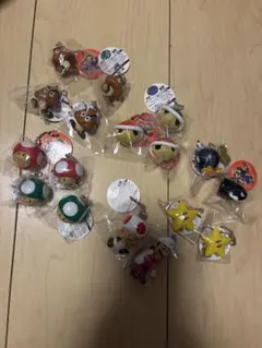 スーパーマリオ マスコットキーホルダー 17個セット