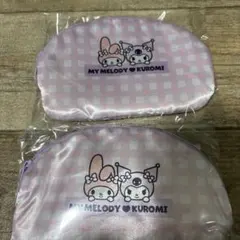 モスバーガー　マイメロディ クロミポーチ2個