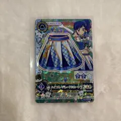 アイカツカード ハイブルーパレードコルセット アニメ柄 霧矢あおい