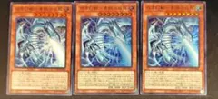 白き幻龍 青眼の白龍 ウルトラレア 3枚セット