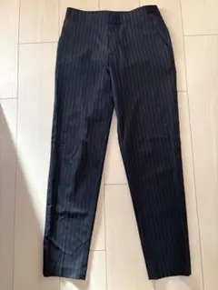 UNIQLO ユニクロ レディース パンツ ストライプ ネイビー Sサイズ