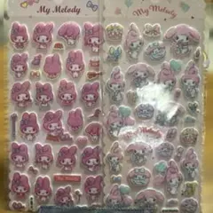 My Melody マイメロディ フェルトシール 2枚セット