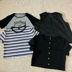 SHEIN シーイン 半袖 タンクトップ 4枚セット