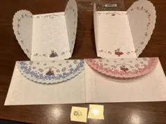 マロンクリーム　レターセット　レトロ