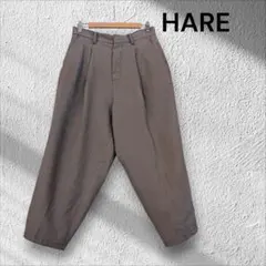 HARE ※ブラウン チェック スラックス