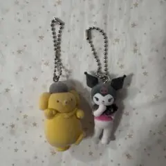 ミニチュアチャーム ライブキャラクター ポムポムプリン、クロミ