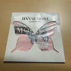 HANAE MORI ハンカチ ピンク 蝶々柄