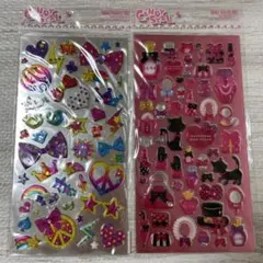 【2枚】ドロップシール ぷっくりぷくぷく キャンディシール 平成レトロ