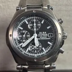 SEIKO ALBA セイコー　アルバ　腕時計　クロノグラフ