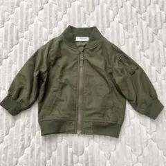 しまむら MA1アウター 90cm カーキ