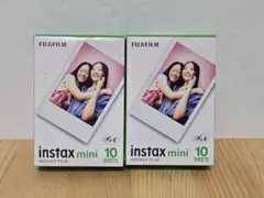 富士フイルム　インスタックスミニ　チェキ用フィルム　10枚入 × 2個