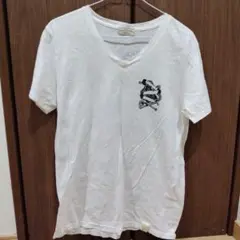 NANO UNIVERSE Vネック Tシャツ ホワイト サイズ42のサムネイル