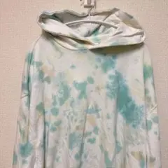 ⭐️1点もの⭐️【2XL】 タイダイ パーカー フード 長袖 ビッグサイズ