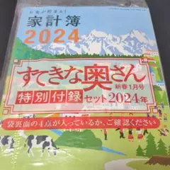 【2024年】　すてきな奥さん　新春1月号　特別付録セット