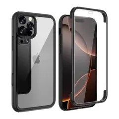 iPhone15pro 液晶画面、背面、カメラ部分360°保護