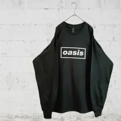 【XLサイズ】oasis長袖ロングTシャツロンTY2Kヴィンテージ古着好きに
