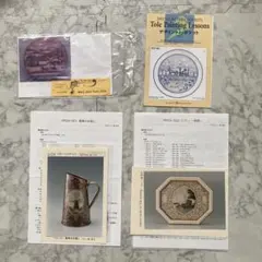 トールペイント パターンパケット４点　森初子　会田正子 ランドスケープ　風景