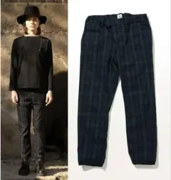 デュタンゴ DU TANGO アイビーパンツ ブラックウォッチチェック サイズ2