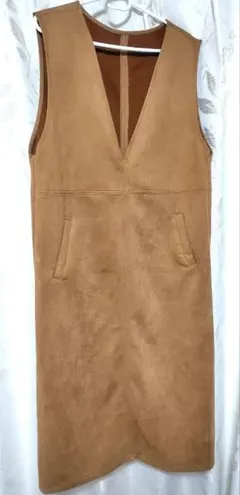 chocol raffine robe ジャンパースカート(キャメル)