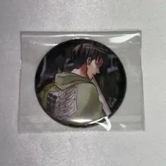 【希少】進撃の巨人 ヘキサライド カラービジュアル缶バッジ リヴァイ①