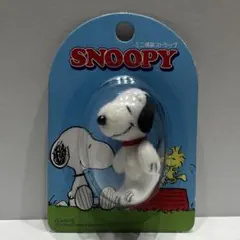 スヌーピー　ミニ携帯ストラップ　フィギュア　新品　未開封　レッド