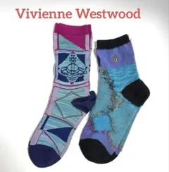 ❤️未使用品！Vivienne Westwood ブルー系　ソックス　2足セット