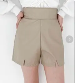 epimi e'pimmy/フェイクレザースリットショートパンツのサムネイル