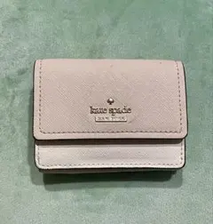 kate spade 三つ折り財布 ベージュ