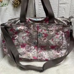 54 レスポートサック　2wayショルダーバッグ　花柄　トートバッグ