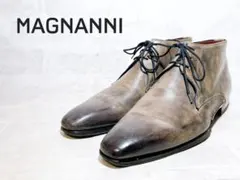 美しいMAGNANNI オパンケ ダブルモンク EU39(25) 茶色 - メルカリ