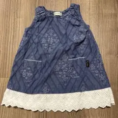 Piancheri ワンピース 80cm ブルー 花柄のサムネイル