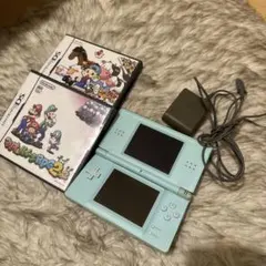ニンテンドーDS Lite 水色 本体とゲームソフト３本と充電器付